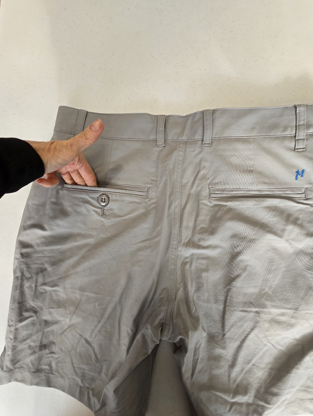 Mugsy Jacks Golf Shorts Gray Men's 34 Preppy Performance Wear - Picture 14 of 14